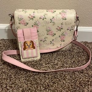 Loungefly Lady & the Tramp Purse and Card Holder
